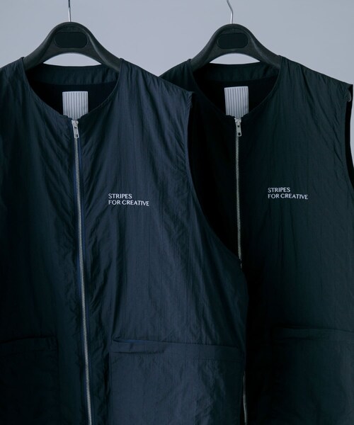 URBAN RESEARCH（アーバンリサーチ）の「SFC　STITCHED  ZIP VEST（ベスト・メンズ・Navy/Black・L/XL/XXL）」の9枚目の写真