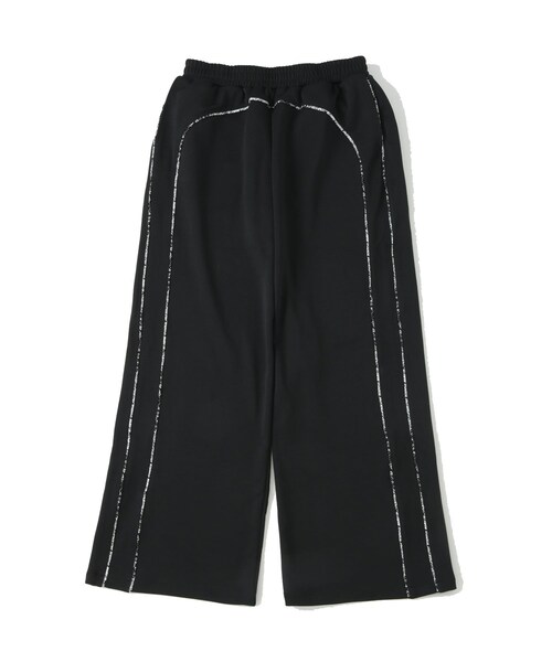 ADAM ET ROPE'(アダムエロペ)の「【X-PARIS/エックスパリ】INTERLOCK JOGGER PANTS WITH PARIS MAP PIPING(その他パンツ・メンズ・ブラック・M/S)」の1枚目の写真