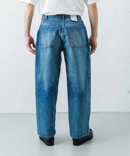 URBAN RESEARCH（アーバンリサーチ）の「CIOTA　WIDE BAGGY 5 POCKET PANTS（デニムパンツ・メンズ・M BLUE・30/32/34）」の3枚目の写真