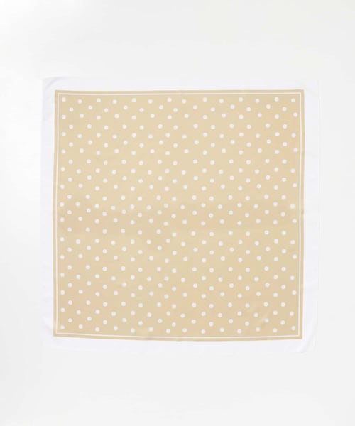 URBAN RESEARCH DOORS(アーバンリサーチドアーズ)の「ドットスカーフ(バンダナ/スカーフ・レディース・NAVY/BEIGE/SILVER・One/one)」の5枚目の写真