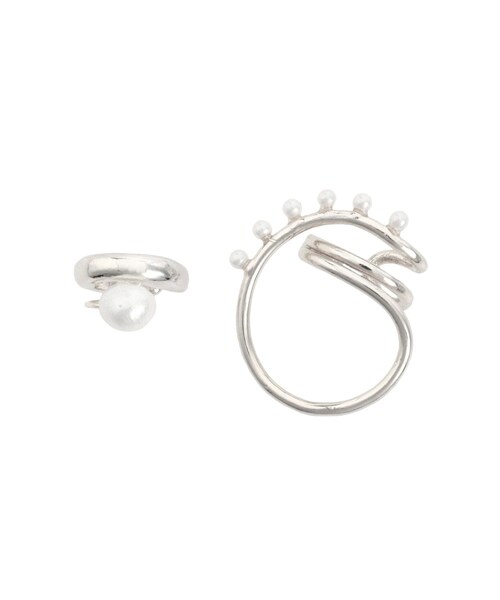 ELENDEEK（エレンディーク）の「ASYMMETRY EAR CUFF（イヤーカフ・レディース・シルバー/ゴールド・F）」の2枚目の写真
