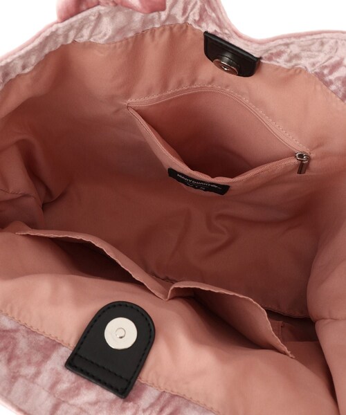 VIS(ビス)の「【MARY QUANT×VIS】フリルハンドルベロアトートバッグ(トートバッグ・レディース・ブラック/ピンク系・F)」の21枚目の写真