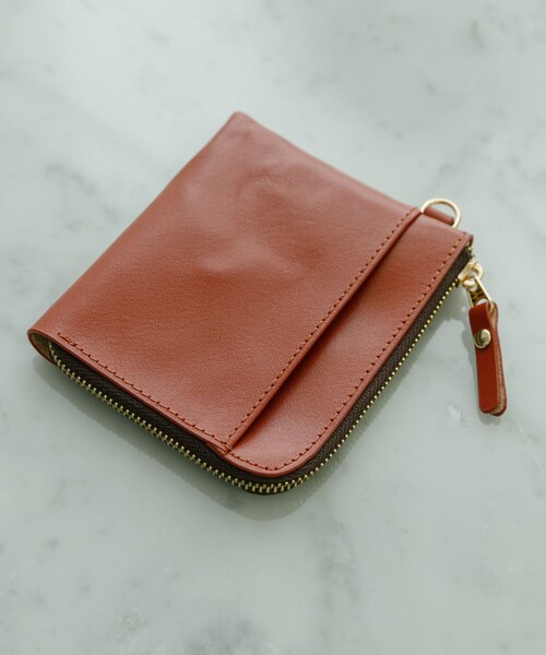 URBAN RESEARCH(アーバンリサーチ)の「URBAN RESEARCH iD italianleather zipwallet(財布・メンズ・BLACK/GREEN/ORANGE/NAVY・FREE)」の4枚目の写真