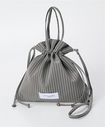 nissen | Jouet（ジョエット）艶マット合皮のシンプル巾着ショルダーバッグ(ショルダーバッグ)