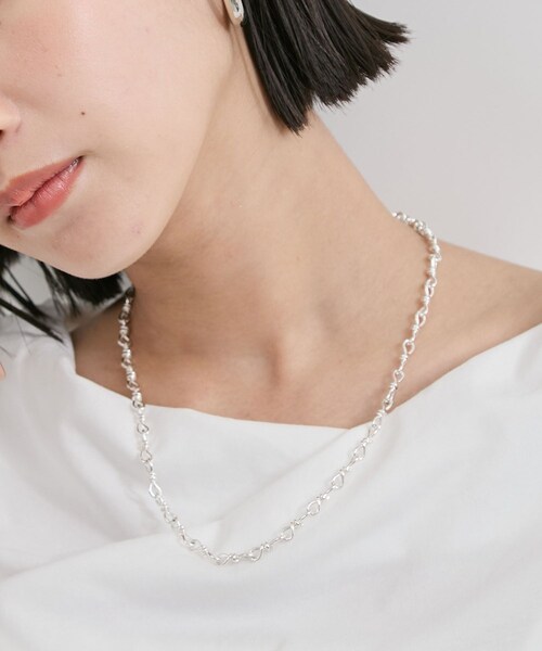 VIS（ビス）の「デザインチェーンネックレス（ネックレス・レディース・ゴールド/シルバー・F）」の3枚目の写真