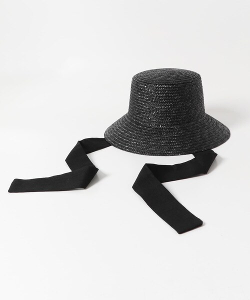 URBAN RESEARCH DOORS（アーバンリサーチドアーズ）の「リボン麦わら帽子（ハット・レディース・BLACK/BROWN・one）」の9枚目の写真