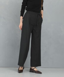 ウール混ウォッシャブルイージーパンツ