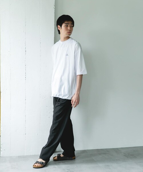 URBAN RESEARCH DOORS(アーバンリサーチドアーズ)の「『別注』Snow Peak Apparel×DOORS WA/AC DRAWSTRING T-SHIRTS(Tシャツ/カットソー・メンズ・WHITE/CHARCOAL/BROWN/FOLIAGE・M/L/XL)」の12枚目の写真