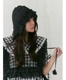 merry jenny | flowerレースボンネット(ニットキャップ/ビーニー)