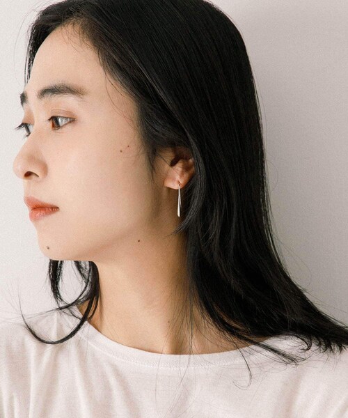 URBAN RESEARCH(アーバンリサーチ)の「decor『デコール』 DropHook Pierce(ピアス(両耳用)・レディース・SILVER・-)」の6枚目の写真