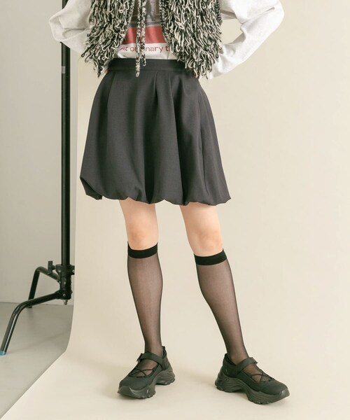 KBF（ケイビーエフ）の「バルーンミニスカート（スカート・レディース・CCL NAVY/KHAKI・one）」の19枚目の写真