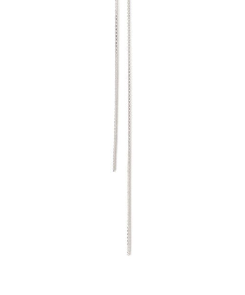 ADAM ET ROPE'（アダムエロペ）の「【SASKIA DIEZ（サスキア ディッツ）】FINE EARRINGS FRINGE CUBIC NO2（ピアス（両耳用）・レディース・シルバー・F）」の5枚目の写真