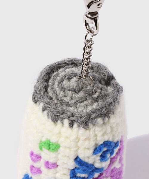 ADAM ET ROPE'（アダムエロペ）の「【RICE NINE TEN/ライス ナイン テン】HAND KNITTING SODA CAN KEY RING（キーホルダー・メンズ・パープル/オレンジ・F）」の9枚目の写真