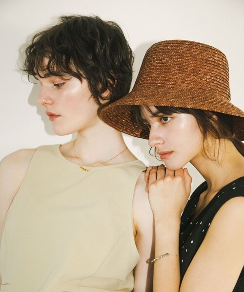 URBAN RESEARCH DOORS（アーバンリサーチドアーズ）の「リボン麦わら帽子（ハット・レディース・BLACK/BROWN・one）」の21枚目の写真