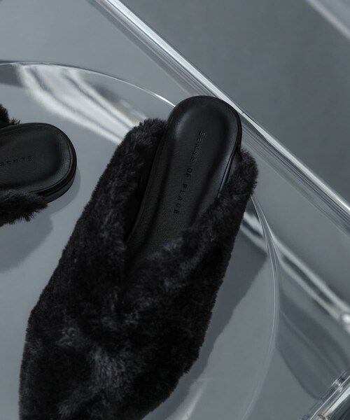 SENSE OF PLACE by URBAN RESEARCH（センスオブプレイスバイアーバンリサーチ）の「ポインテッドファーミュール（その他シューズ・レディース・BLACK/CAMEL・S/M/L）」の22枚目の写真