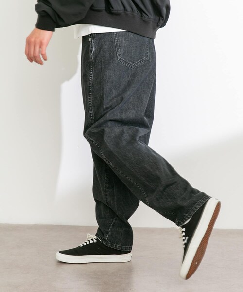 URBAN RESEARCH Sonny Label（アーバンリサーチサニーレーベル）の「デニムバレルパンツ（デニムパンツ・メンズ・グレー/ブラック/インディゴ・M/L）」の7枚目の写真