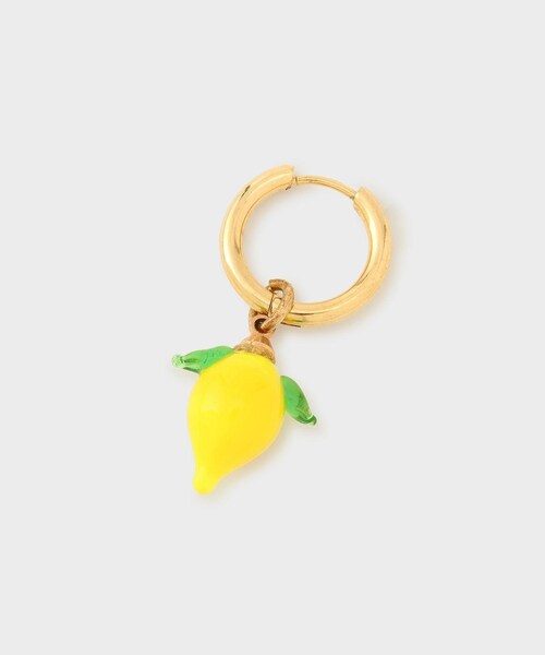 ROPE'（ロペ）の「【Ninfa Handmade（ニンファハンドメイド）】Lemons｜ピアス（ピアス（両耳用）・レディース・イエロー・F）」の4枚目の写真