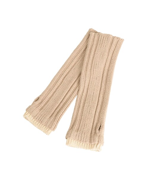 Ungrid（アングリッド）の「ニットアームウォーマー（手袋・レディース・グレー/モカ・F）」の11枚目の写真