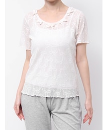 merry jenny | リボンチュールtee(Tシャツ/カットソー)