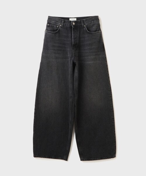 ROPE'(ロペ)の「【HAIKURE(ハイクル)】BETHEANY ASIAN FIT MID BLACK|デニム(デニムパンツ・レディース・ブラック・M/S)」の2枚目の写真