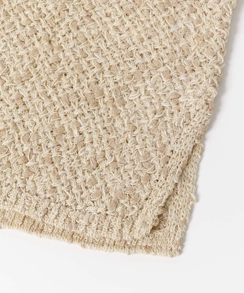 URBAN RESEARCH ROSSO（アーバンリサーチロッソ）の「透かし編みラメニット（ニット/セーター・レディース・beige/mt×turq・FREE）」の18枚目の写真