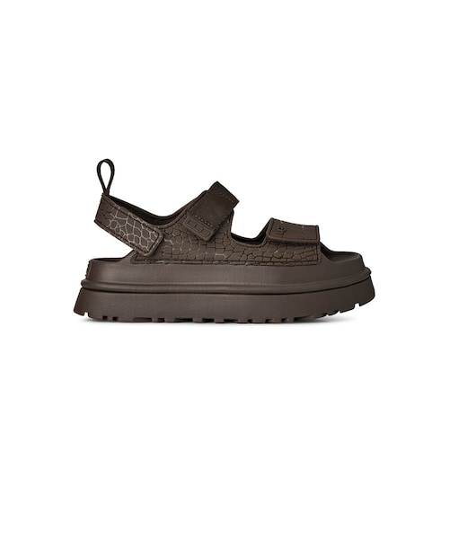 ADAM ET ROPE'(アダムエロペ)の「【UGG(アグ)】GOLDENGLOW Embossed / ゴールデングロウ エンボスト(サンダル・レディース・ダークブラウン・23.0/24.0/25.0)」の5枚目の写真