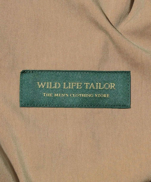 ADAM ET ROPE'（アダムエロペ）の「COTTON GABARDINE COAT（ステンカラーコート・メンズ・カーキ/ネイビー・L/M）」の20枚目の写真