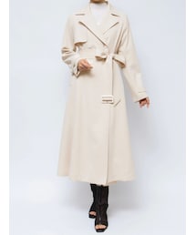 MERCURYDUO | フィットアンドフレアトレンチコート(トレンチコート)