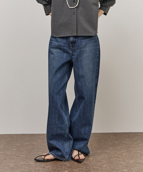 ADAM ET ROPE'（アダムエロペ）の「【upper hights（アッパー ハイツ）】THE GARNET（デニムパンツ・レディース・ネイビー/ブルー・22/23/24/25）」の18枚目の写真