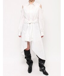 dazzlin | レイヤードヘムシャツワンピース(シャツワンピース)