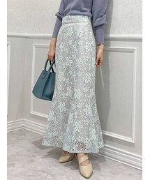 dazzlin | ハイウエストレースマーメイドスカート(スカート)