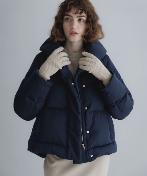 URBAN RESEARCH Sonny Label（アーバンリサーチサニーレーベル）の「撥水ショールカラーミディダウンコート（その他アウター・レディース・ブラック/グレージュ/ネイビー・Free）」の3枚目の写真