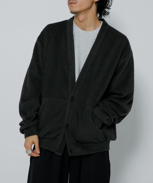 URBAN RESEARCH（アーバンリサーチ）の「Alpha cardigan（カーディガン/ボレロ・メンズ・gray/black・L/XL）」の3枚目の写真