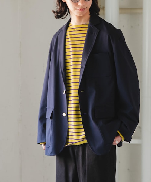 URBAN RESEARCH DOORS(アーバンリサーチドアーズ)の「FORK&SPOON TRテーラードジャケット(テーラードジャケット・メンズ・CHARCOAL/NAVY・4/5)」の2枚目の写真