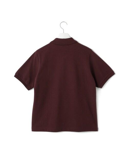 ADAM ET ROPE'(アダムエロペ)の「【LACOSTE for ADAM ET ROPE'】別注 Classic Polo(ポロシャツ・レディース・ブラック/ワイン系/クリーム・36)」の20枚目の写真