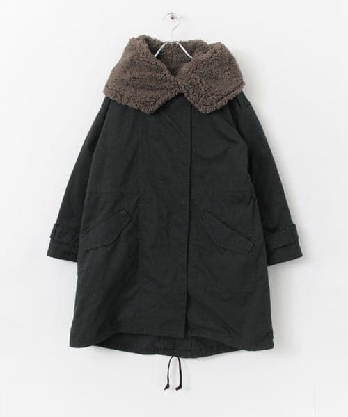 KBF（ケイビーエフ）の「WEB限定 2WAYモッズコート（モッズコート・レディース・CHARCOAL/KHAKI/NAVY・one）」の3枚目の写真