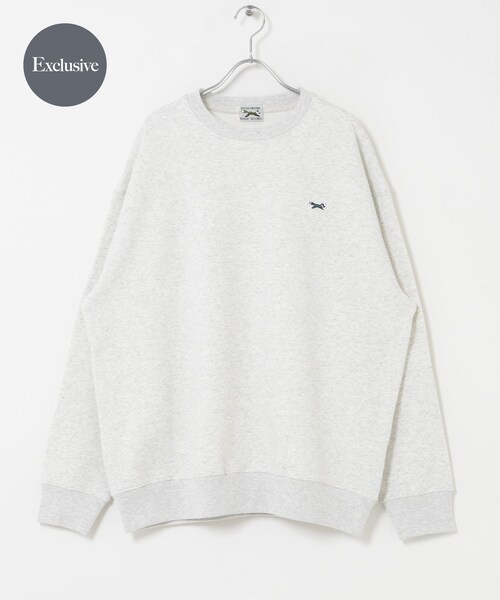 URBAN RESEARCH DOORS（アーバンリサーチドアーズ）の「『別注』PENNEYS×DOORS　THE FOX クルーネックスウェット（スウェット・メンズ・ASH GRAY/CHARCOAL/GREEN/BLUE・M/L/XL）」の9枚目の写真
