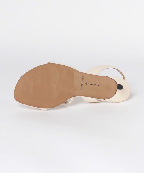 URBAN RESEARCH ROSSO（アーバンリサーチロッソ）の「quartierglam　INSIDE COVERED SANDALS∴（サンダル・レディース・PYTHON/IVORY・36/37/38）」の9枚目の写真