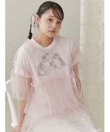 merry jenny | ティアードチュールtops(Tシャツ/カットソー)