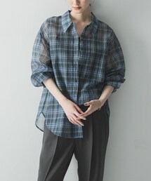 URBAN RESEARCH | シアーチェックオーバーシャツ(シャツ/ブラウス)