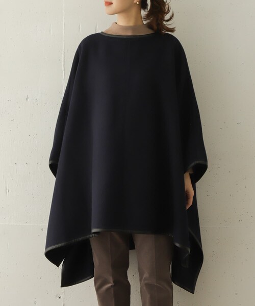 URBAN RESEARCH DOORS（アーバンリサーチドアーズ）の「Traditional Weatherwear　MORPETH∴（レインコート/ポンチョ・レディース・NVY/MID GREY・FREE）」の8枚目の写真