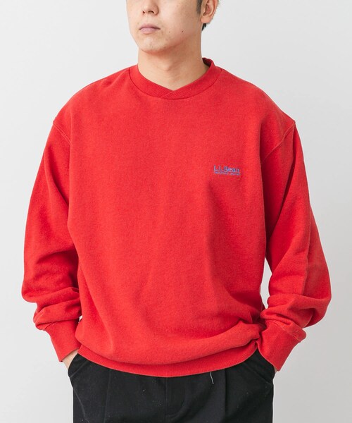 URBAN RESEARCH DOORS(アーバンリサーチドアーズ)の「L.L.Bean JAPAN EDITION SMITHFIELD CREWNECK SWEAT(スウェット・メンズ・NATURAL/NIGHT/BIRCH/ESPRESSO/TOP NAVY/CRIMSON・M/L/XL)」の6枚目の写真
