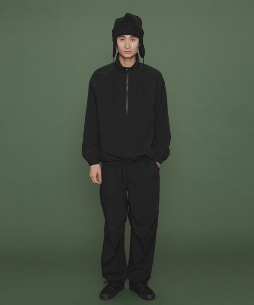 SENSE OF PLACE by URBAN RESEARCH（センスオブプレイスバイアーバンリサーチ）の「『ユニセックス』Uiscel　4WAYストレッチアノラック（その他トップス・レディース・BLACK/OLIVE・M/L）」の15枚目の写真