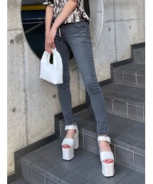 EMODA | 【ELDER】FIXハイウエストデニム(デニムパンツ)