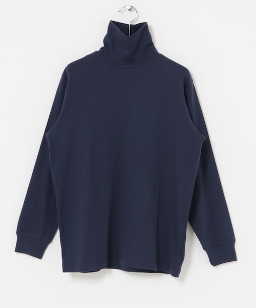 URBAN RESEARCH(アーバンリサーチ)の「DRESS Cotton Plane Turtleneck(Tシャツ/カットソー・メンズ・WHITE/BLACK/SAGE GREEN/NAVY/ORANGE/PURPLE/TURQUOISE・M/L)」の4枚目の写真