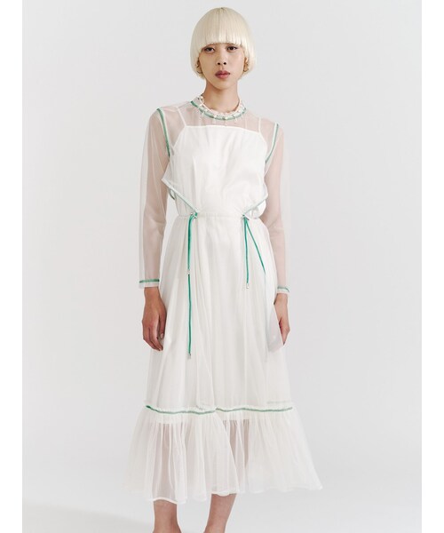 美品✨パメオポーズ Tulle Dress チュールドレス シースルー