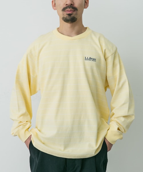 URBAN RESEARCH DOORS（アーバンリサーチドアーズ）の「L.L.Bean　Union Long-Sleeve T-Shirts（Tシャツ/カットソー・メンズ・White/Birch/Navy/Wht/Lt.grn/Maize/Wht・M/L/XL）」の5枚目の写真