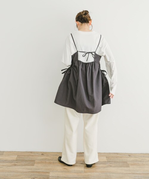 ITEMS URBANRESEARCH(アイテムズ アーバンリサーチ)の「ポケットギャザーキャミ(キャミソール・レディース・BEG/CHA・FREE)」の9枚目の写真