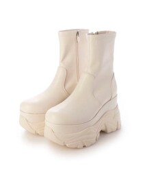 EVOL | 【EVOL/イーボル】 厚底ストレッチブーツ IX5489 (ブーツ)