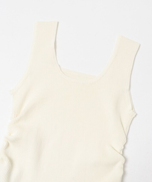 KBF（ケイビーエフ）の「2WAYリブニットタンクトップ（タンクトップ・レディース・IVORY/CHARCOAL/BROWN・One）」の12枚目の写真